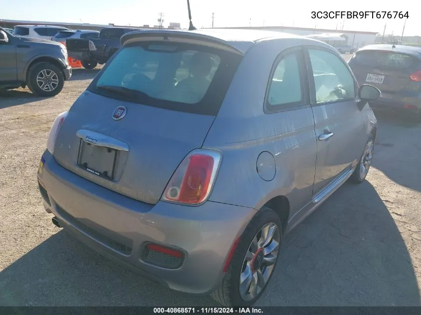 2015 Fiat 500 Sport VIN: 3C3CFFBR9FT676764 Lot: 40868571