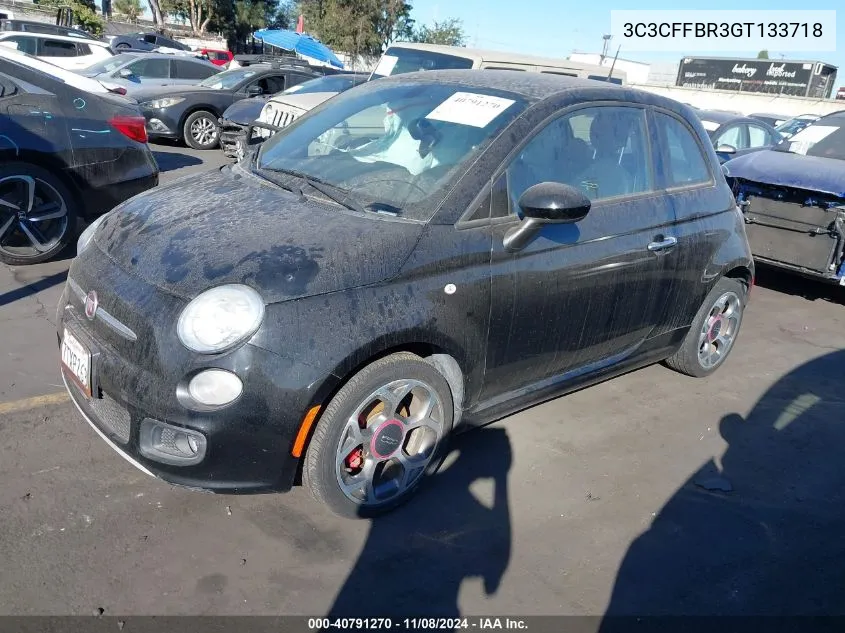 2016 Fiat 500 Sport VIN: 3C3CFFBR3GT133718 Lot: 40791270