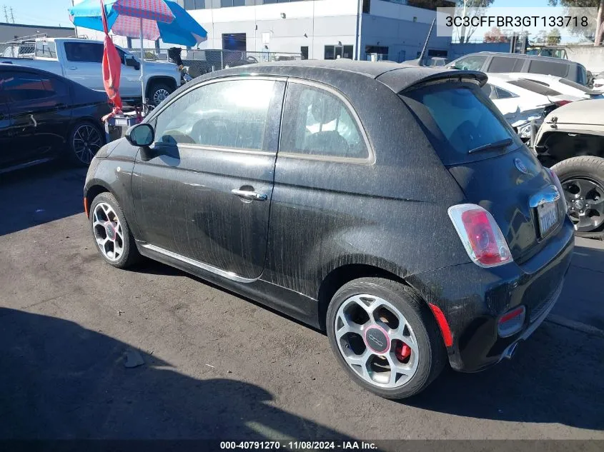 2016 Fiat 500 Sport VIN: 3C3CFFBR3GT133718 Lot: 40791270