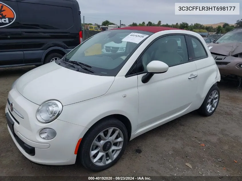 3C3CFFLR3HT698177 2017 Fiat 500C Pop