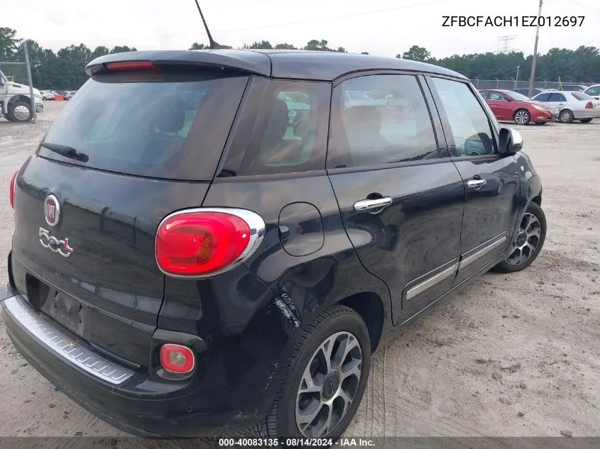 2014 Fiat 500L Lounge VIN: ZFBCFACH1EZ012697 Lot: 40083135