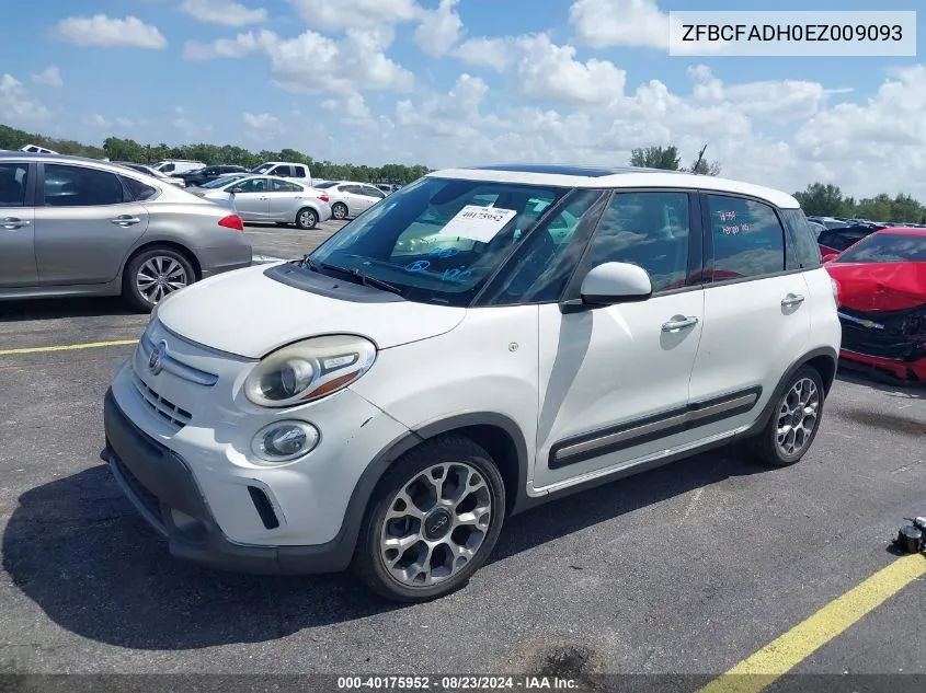 ZFBCFADH0EZ009093 2014 Fiat 500L Trekking