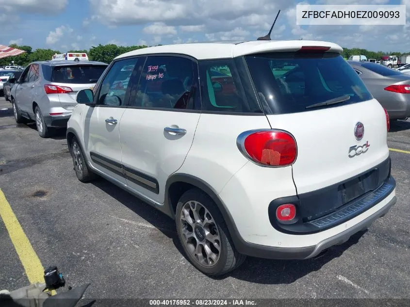 2014 Fiat 500L Trekking VIN: ZFBCFADH0EZ009093 Lot: 40175952