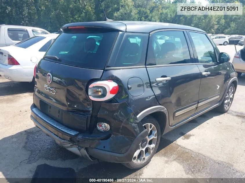 ZFBCFADH4EZ015091 2014 Fiat 500L Trekking