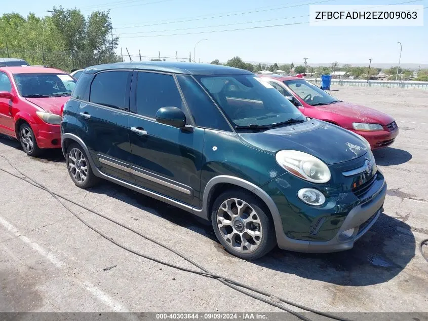 2014 Fiat 500L Trekking VIN: ZFBCFADH2EZ009063 Lot: 40303644