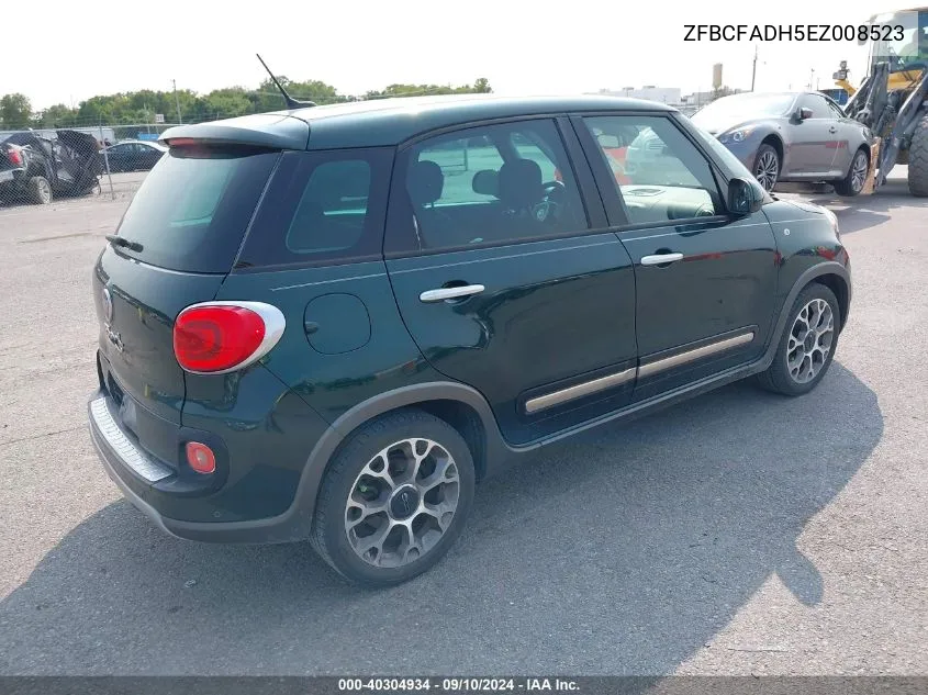 2014 Fiat 500L Trekking VIN: ZFBCFADH5EZ008523 Lot: 40304934