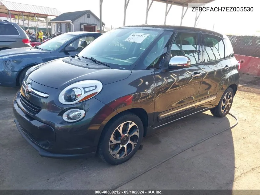 2014 Fiat 500L Lounge VIN: ZFBCFACH7EZ005530 Lot: 40309212