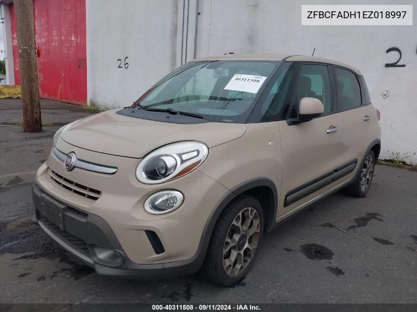 ZFBCFADH1EZ018997 2014 Fiat 500L Trekking