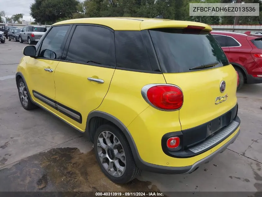 ZFBCFADH6EZ013536 2014 Fiat 500L Trekking