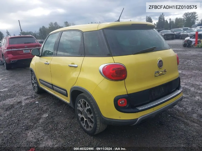 2014 Fiat 500L Trekking VIN: ZFBCFADH1EZ010575 Lot: 40322995