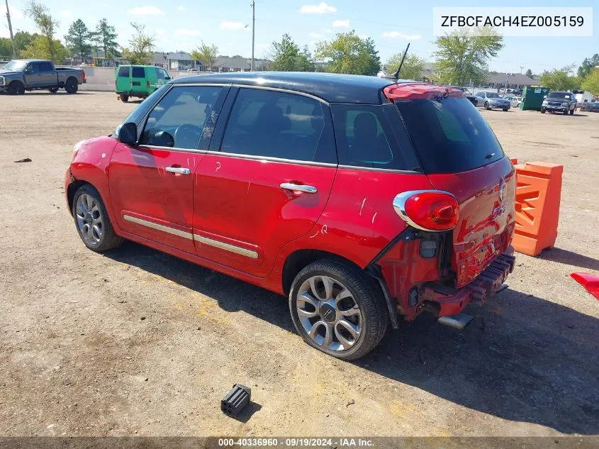 2014 Fiat 500L Lounge VIN: ZFBCFACH4EZ005159 Lot: 40336960