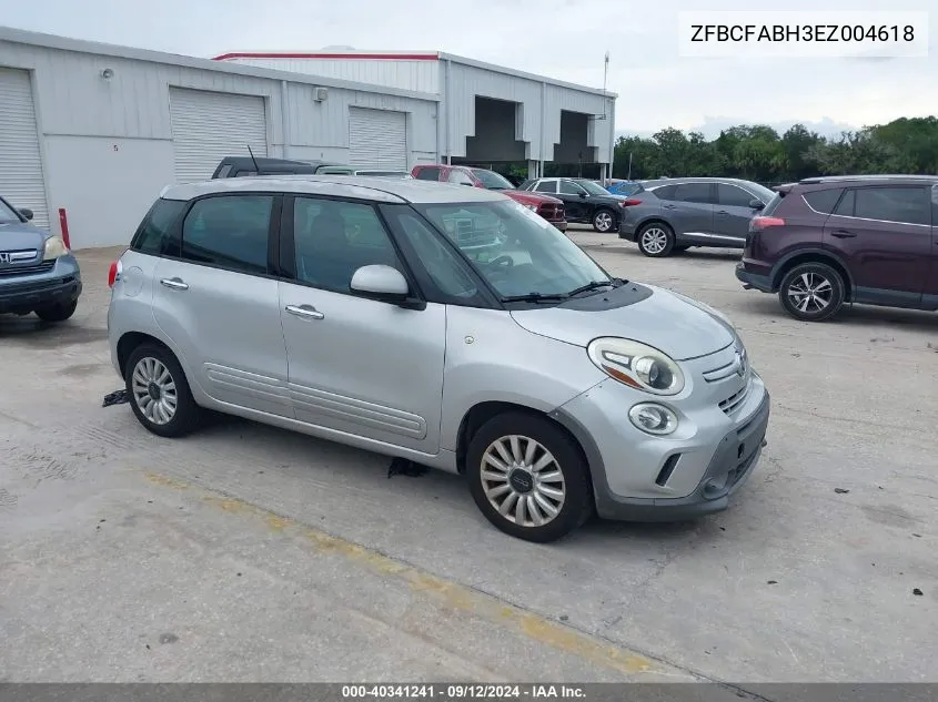 ZFBCFABH3EZ004618 2014 Fiat 500L Easy