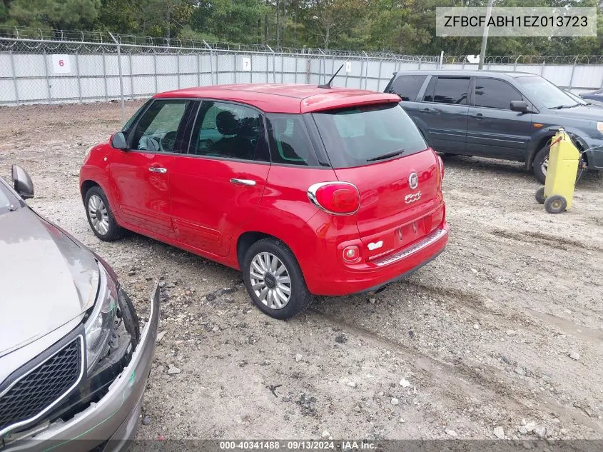 2014 Fiat 500L Easy VIN: ZFBCFABH1EZ013723 Lot: 40341488