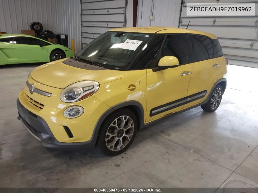 2014 Fiat 500L Trekking VIN: ZFBCFADH9EZ019962 Lot: 40350475