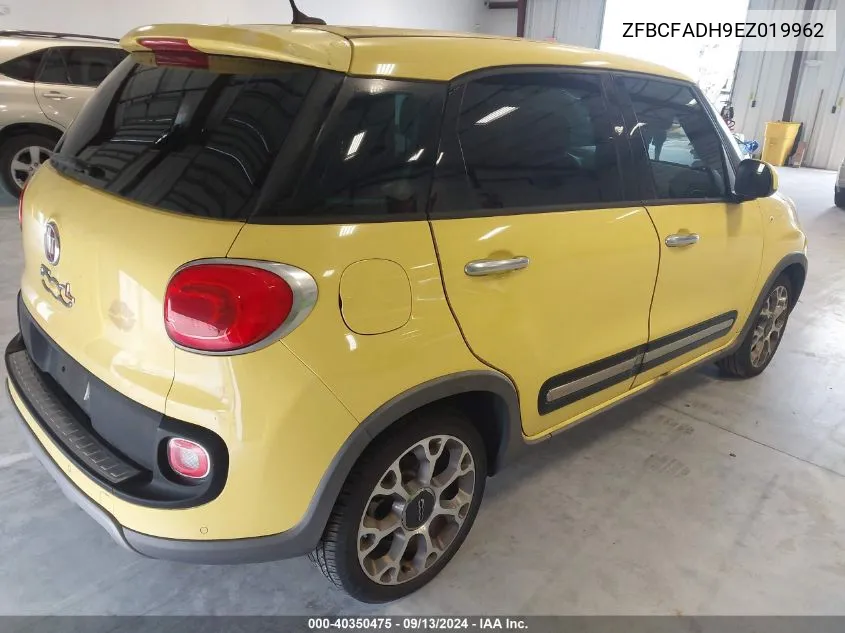 2014 Fiat 500L Trekking VIN: ZFBCFADH9EZ019962 Lot: 40350475