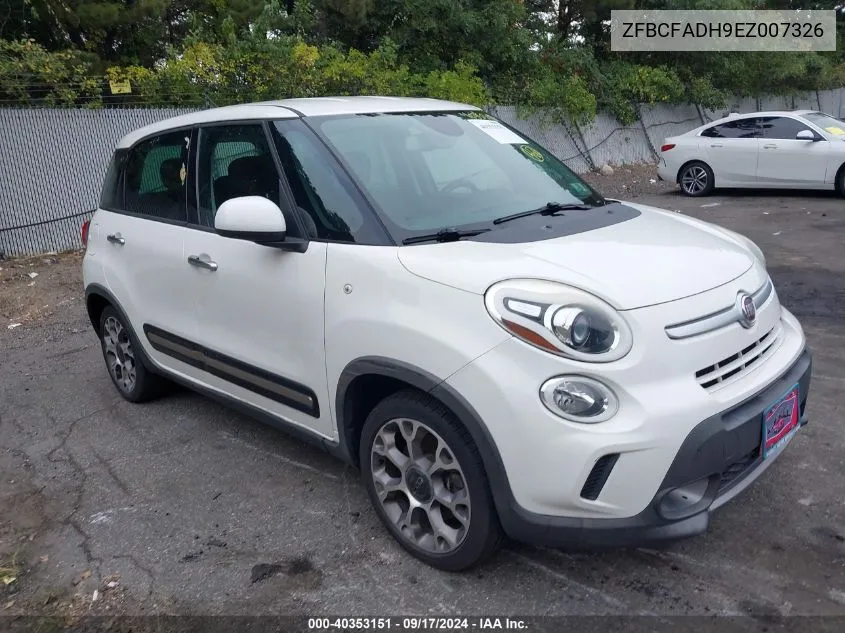 2014 Fiat 500L Trekking VIN: ZFBCFADH9EZ007326 Lot: 40353151