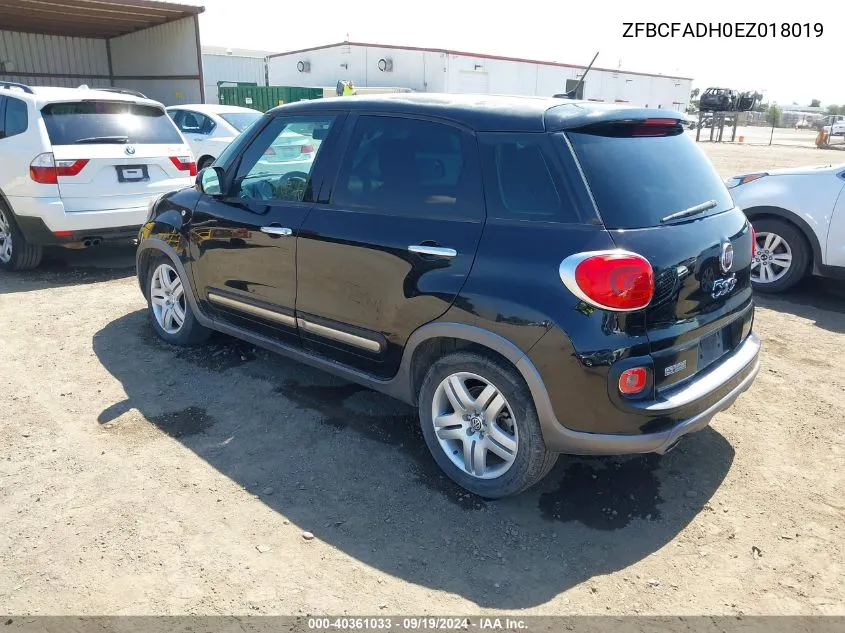 ZFBCFADH0EZ018019 2014 Fiat 500L Trekking