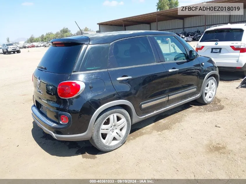 2014 Fiat 500L Trekking VIN: ZFBCFADH0EZ018019 Lot: 40361033