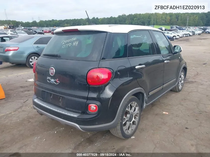 2014 Fiat 500L Trekking VIN: ZFBCFADH1EZ020913 Lot: 40377829