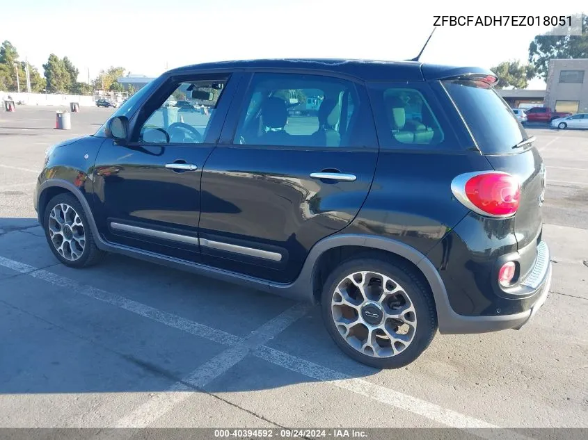 ZFBCFADH7EZ018051 2014 Fiat 500L Trekking Trekking