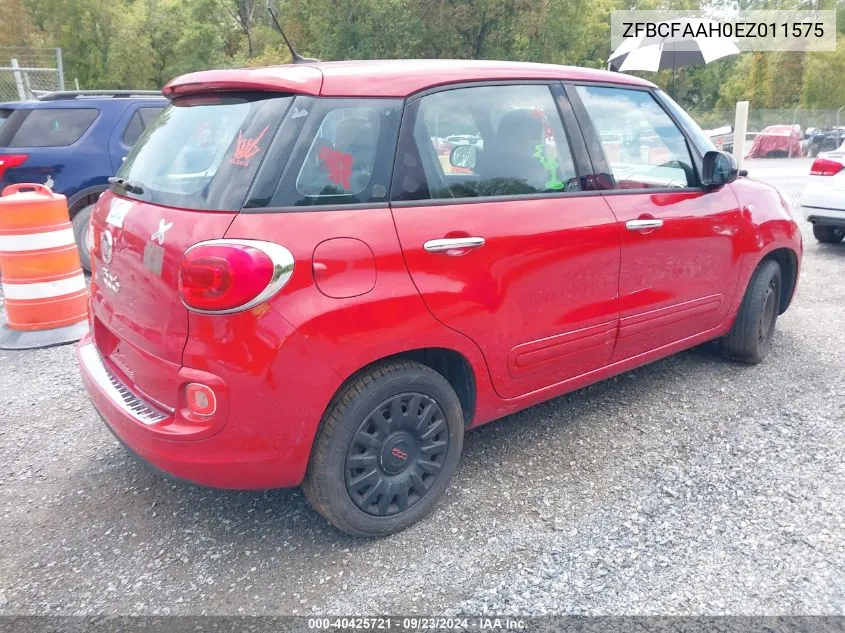 ZFBCFAAH0EZ011575 2014 Fiat 500L Pop