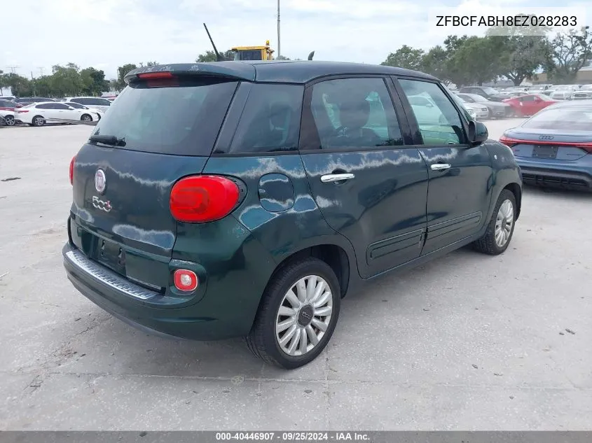 2014 Fiat 500L Easy VIN: ZFBCFABH8EZ028283 Lot: 40446907