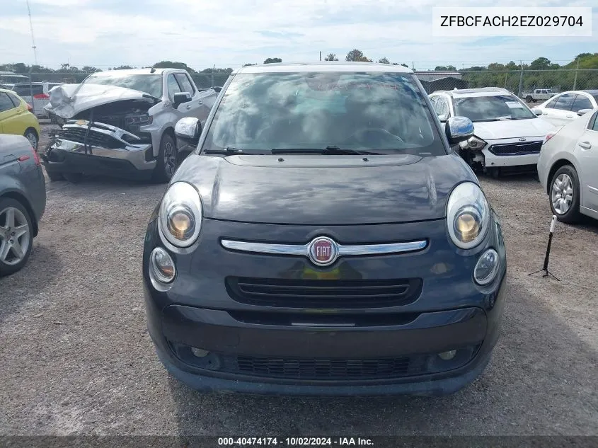 2014 Fiat 500L Lounge VIN: ZFBCFACH2EZ029704 Lot: 40474174