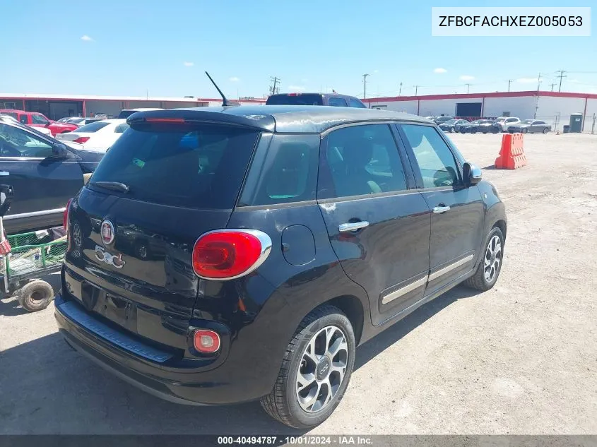 2014 Fiat 500L Lounge VIN: ZFBCFACHXEZ005053 Lot: 40494787