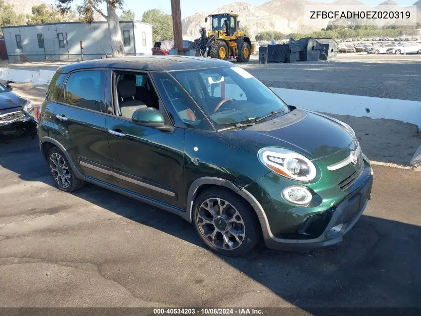 2014 Fiat 500L Trekking VIN: ZFBCFADH0EZ020319 Lot: 40534203