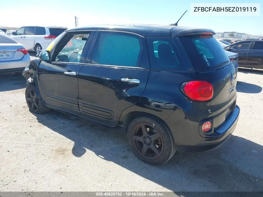 2014 Fiat 500L Easy VIN: ZFBCFABH5EZ019119 Lot: 40620762