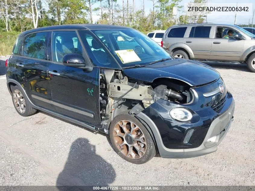 2014 Fiat 500L Trekking VIN: ZFBCFADH2EZ006342 Lot: 40677226