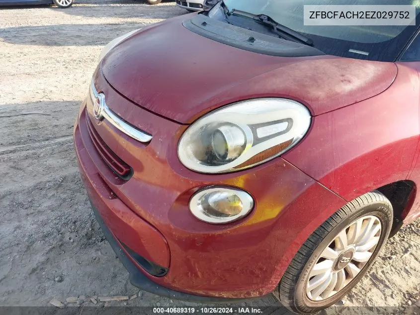 ZFBCFACH2EZ029752 2014 Fiat 500L Lounge