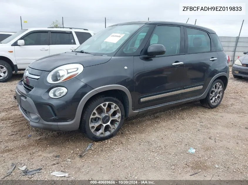 ZFBCFADH9EZ019833 2014 Fiat 500L Trekking