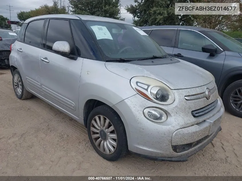 2014 Fiat 500L Easy VIN: ZFBCFABH3EZ014677 Lot: 40766507