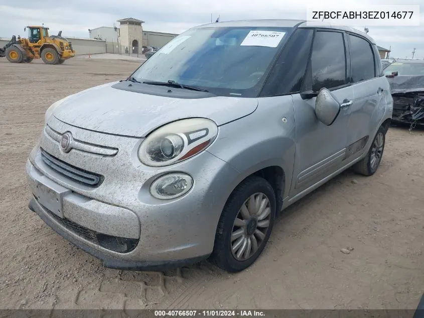 2014 Fiat 500L Easy VIN: ZFBCFABH3EZ014677 Lot: 40766507