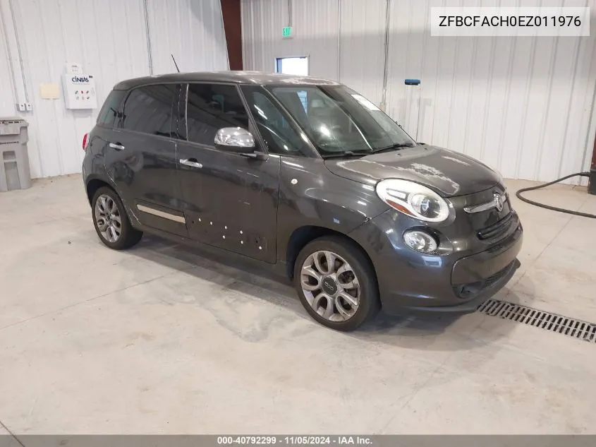 2014 Fiat 500L Lounge VIN: ZFBCFACH0EZ011976 Lot: 40792299