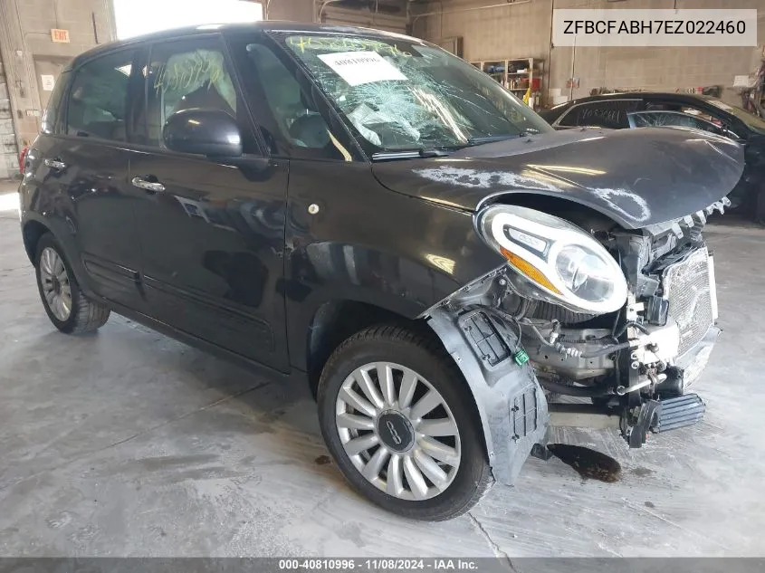 2014 Fiat 500L Easy VIN: ZFBCFABH7EZ022460 Lot: 40810996