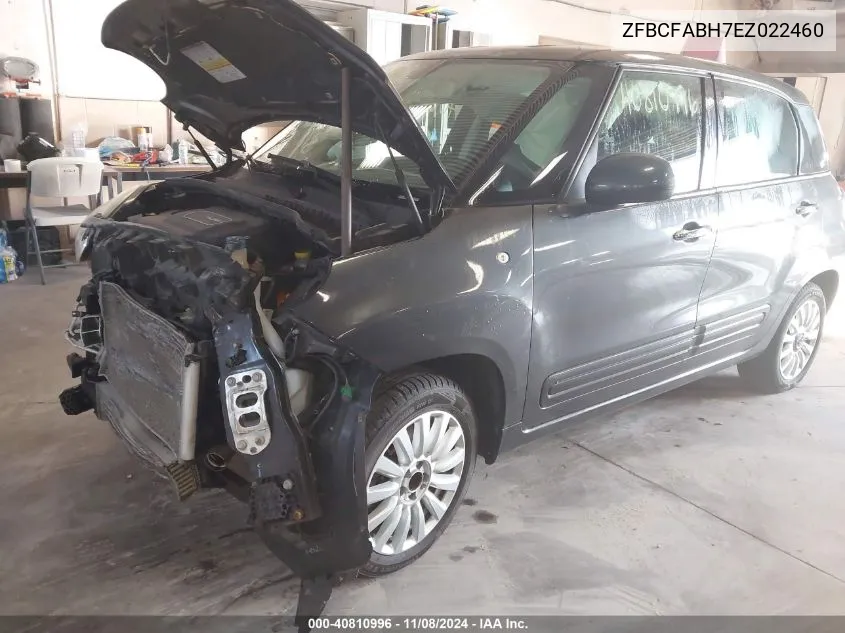 2014 Fiat 500L Easy VIN: ZFBCFABH7EZ022460 Lot: 40810996