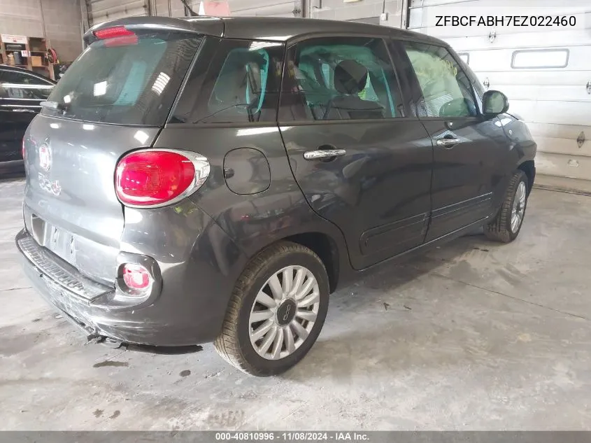 2014 Fiat 500L Easy VIN: ZFBCFABH7EZ022460 Lot: 40810996