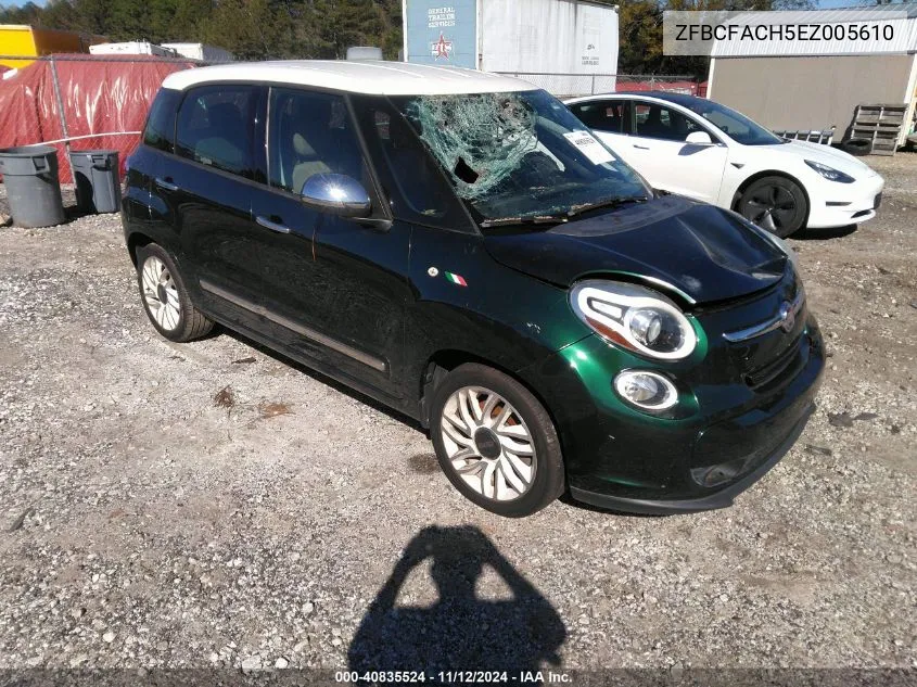 2014 Fiat 500L Lounge VIN: ZFBCFACH5EZ005610 Lot: 40835524