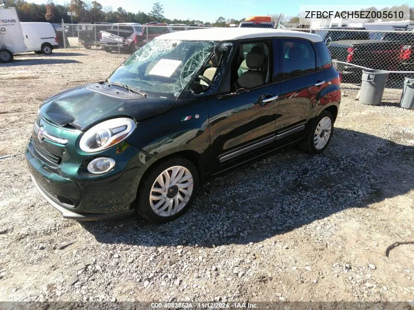 2014 Fiat 500L Lounge VIN: ZFBCFACH5EZ005610 Lot: 40835524