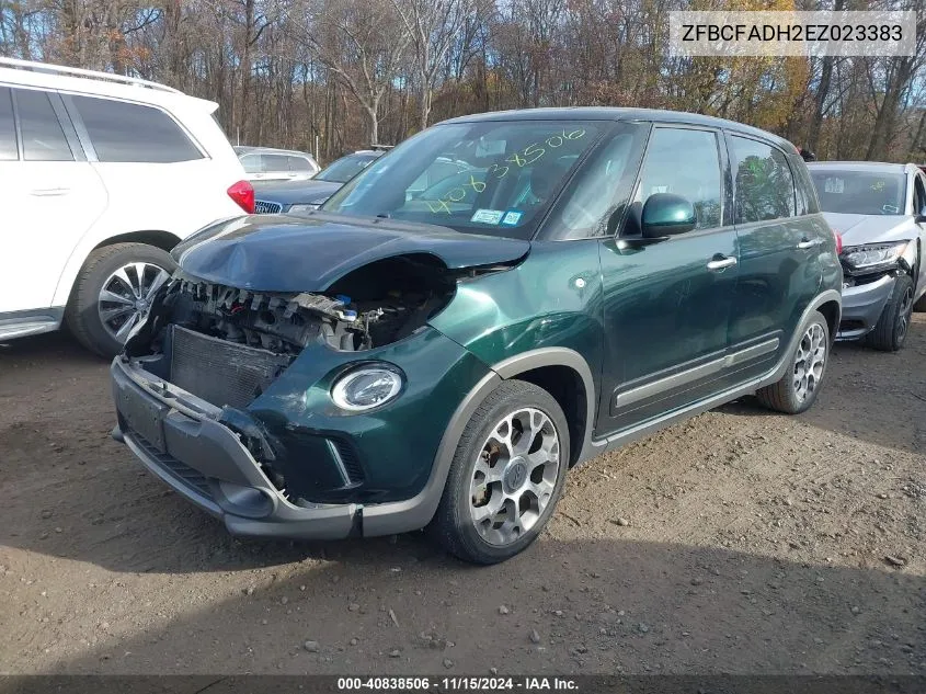 2014 Fiat 500L Trekking VIN: ZFBCFADH2EZ023383 Lot: 40838506