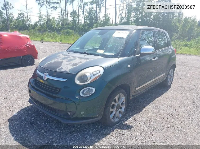 ZFBCFACH5FZ030587 2015 Fiat 500L Lounge