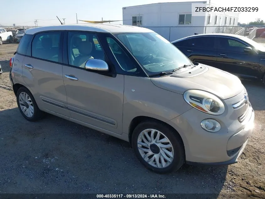 2015 Fiat 500L Lounge VIN: ZFBCFACH4FZ033299 Lot: 40335117