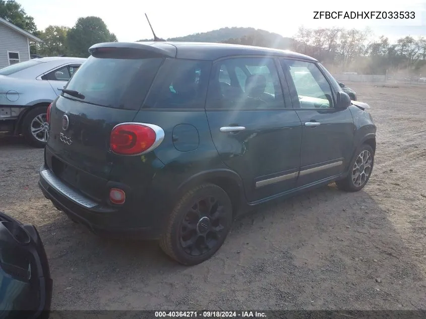 ZFBCFADHXFZ033533 2015 Fiat 500L Trekking