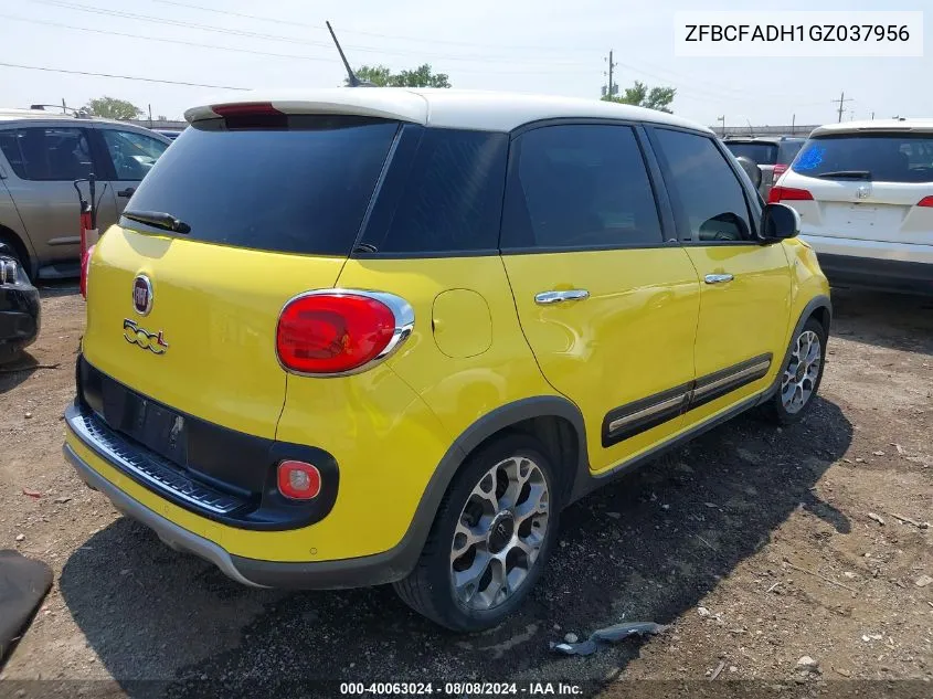 ZFBCFADH1GZ037956 2016 Fiat 500L Trekking