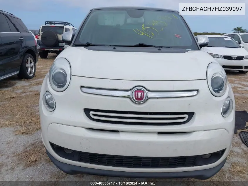 2017 Fiat 500L Lounge VIN: ZFBCFACH7HZ039097 Lot: 40535717