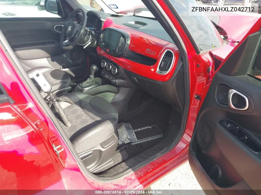 ZFBNFAAHXLZ042712 2020 Fiat 500L Pop