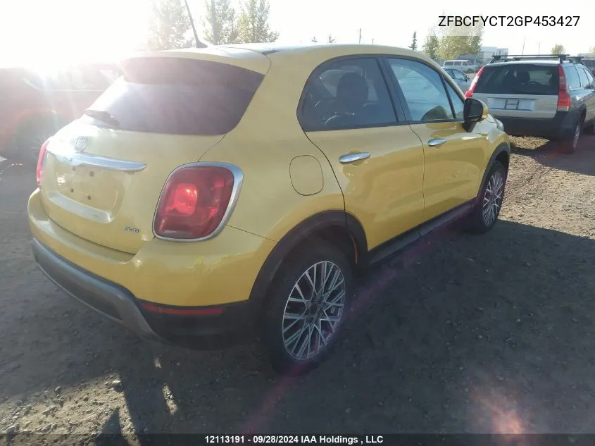 ZFBCFYCT2GP453427 2016 Fiat 500X Trekking