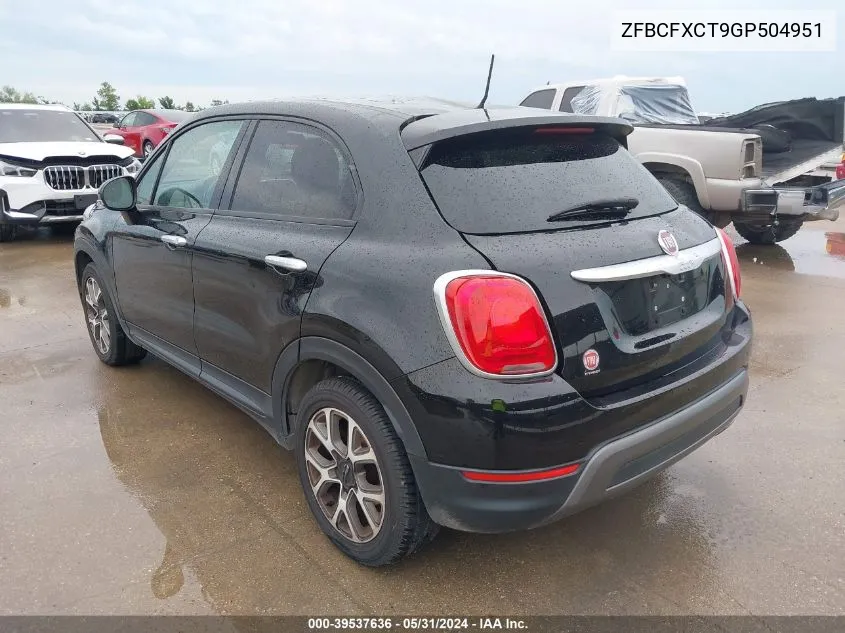 ZFBCFXCT9GP504951 2016 Fiat 500X Trekking